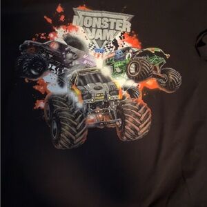 Vintage Monster Jam Graphic T-Shirt Black XXL 2012 Feld Motor Sports Trucks Tee